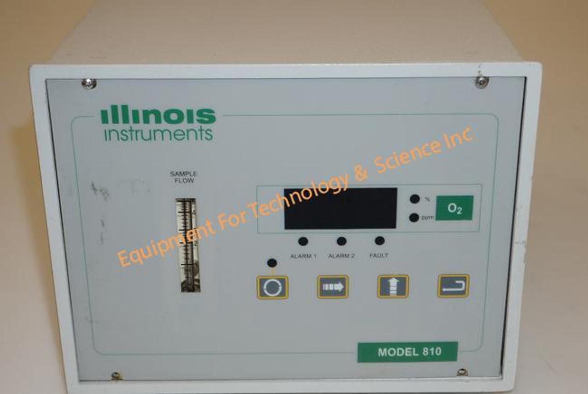 Used Illinois Instruments 810 trace oxygen analyzer