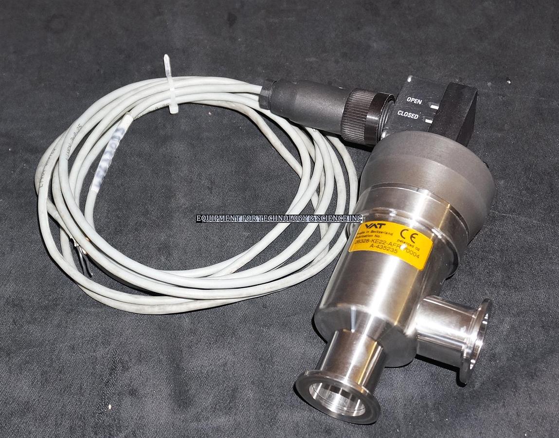 Used VAT Right Angle High Vacuum Valve: PN 26328-KE22-AFR