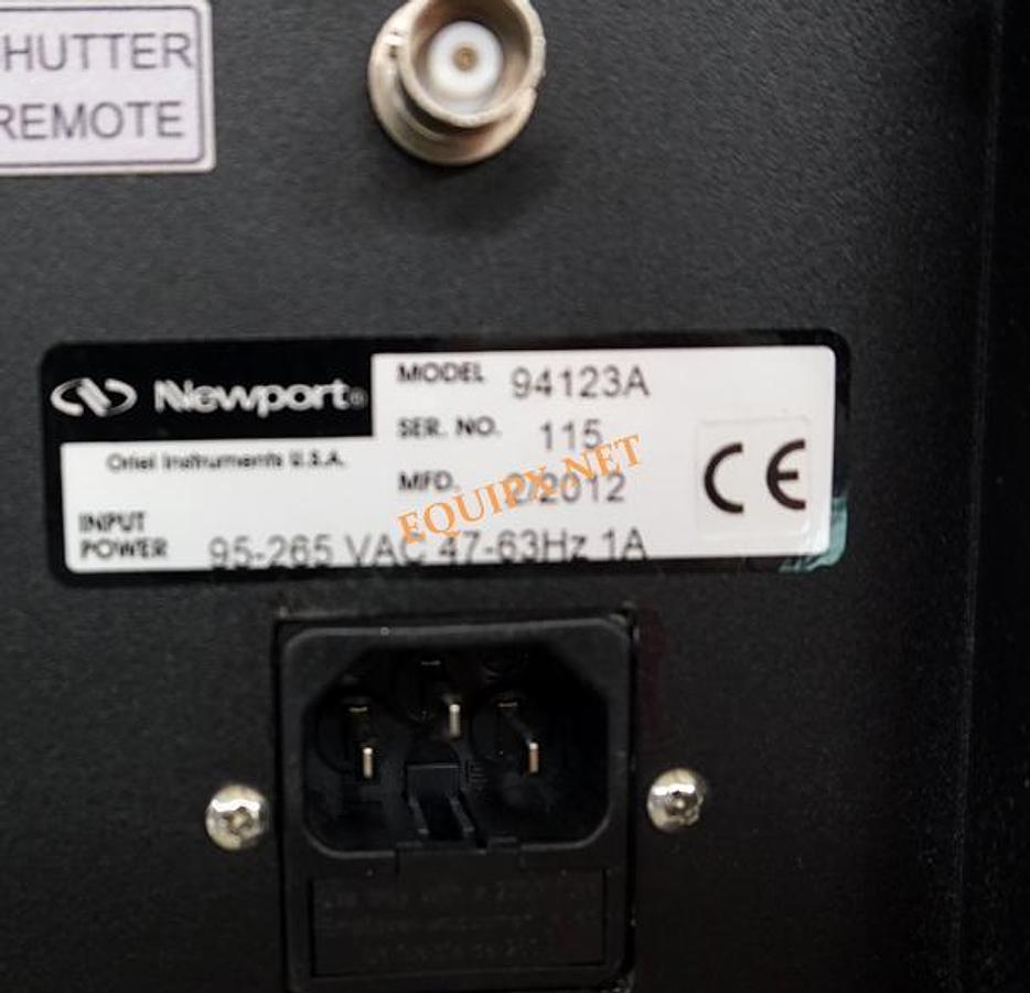 Used Newport 94123A SOL3A 1600w Xe exposure system (2012) with 12x12 collimated beam and vacuum chuck kit for I-V measurements