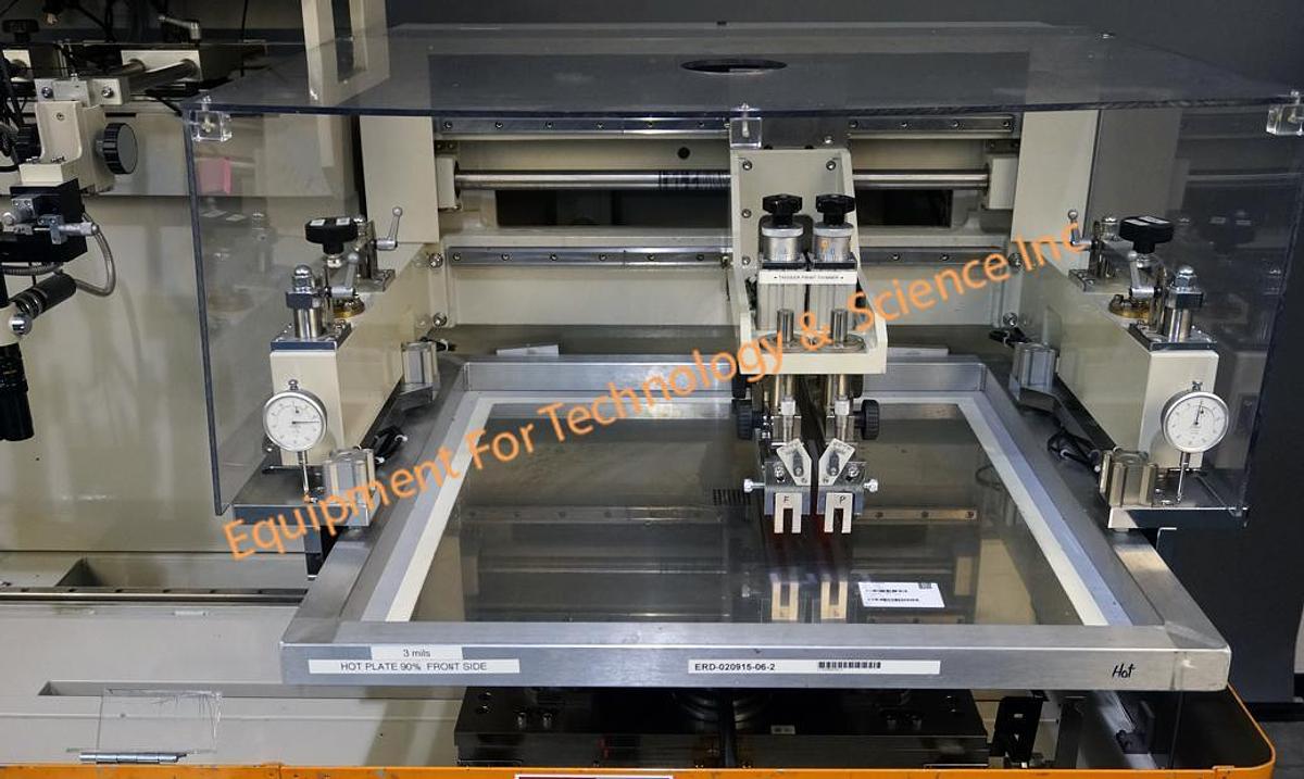 Used New Long Seimitsu Kogyo Co. LS-34TV screen printer