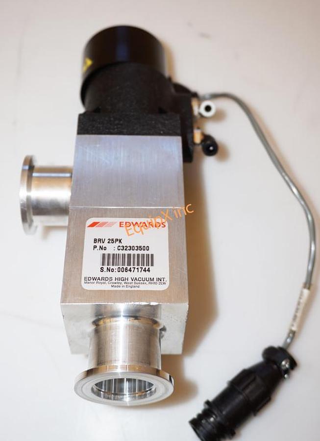 Used Edwards BRV25PK Backing/Roughing Valve, Pneumatic Operation, All NW25 Flanges C32303500