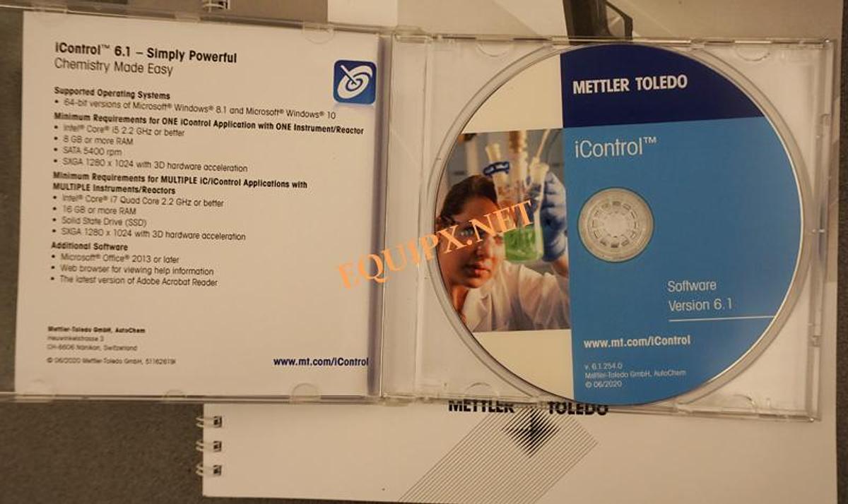 Used 2020 Mettler OptiMax 1001 Chemical Synthesis Reactor with SP50 Dosing unit and iControl SW ver. 6.1