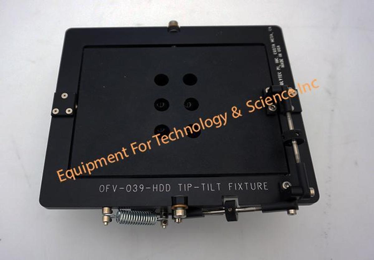 Used Polytec OFV-039-HDD Tilt Tip Fixture with M-038 rotation stage