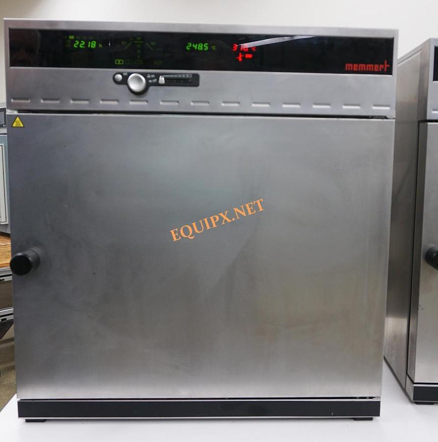 Used Memmert UNE500 Programmable Gravity convection oven, 230V max temp 300C