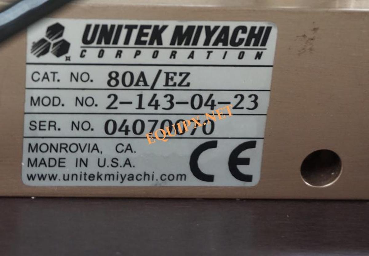 Used Miyachi Unitek UB25 Linear DC Resistance Welding power supply with 80A/EZ weld head