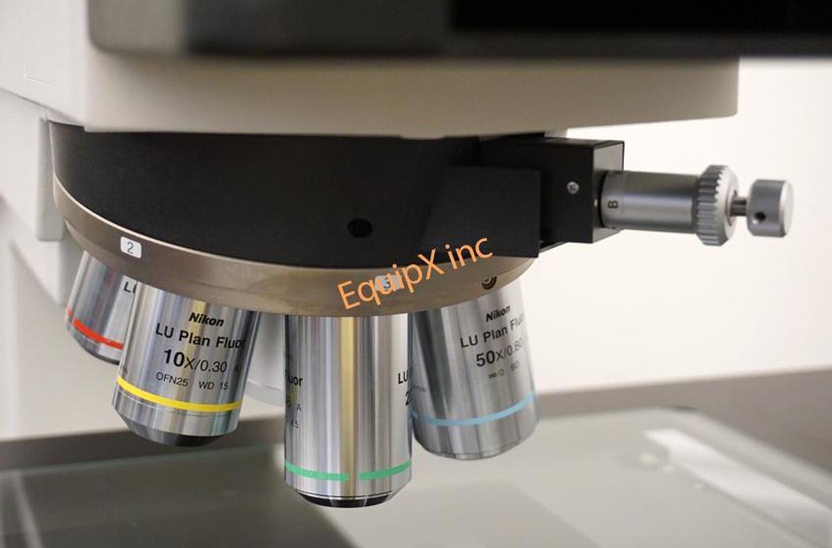 Used Nikon Eclipse L300ND 300mm Wafer Inspection Microscope with reflected and transmitted light