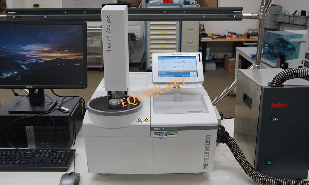 Used 2019 Mettler DSC 3+ with STARe software and Huber TC45 Immersion Cooler (2019)