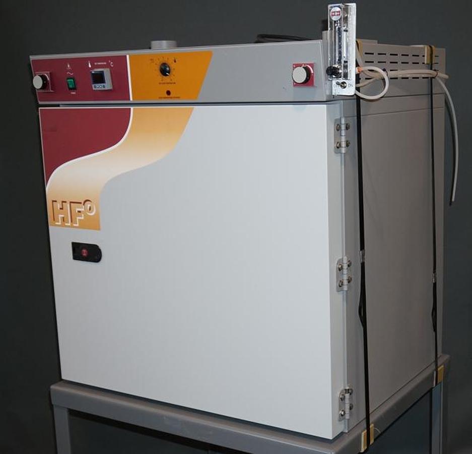 Used Shellab HF2-2 forced air oven with inert atmosphere max 300C (572F), 220v