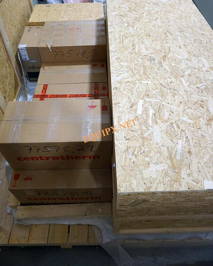 Used Centrotherm Photovoltaics diffusion oxidation furnace with 2 oxidation tubes NEW STILL IN ORIGINAL CRATES