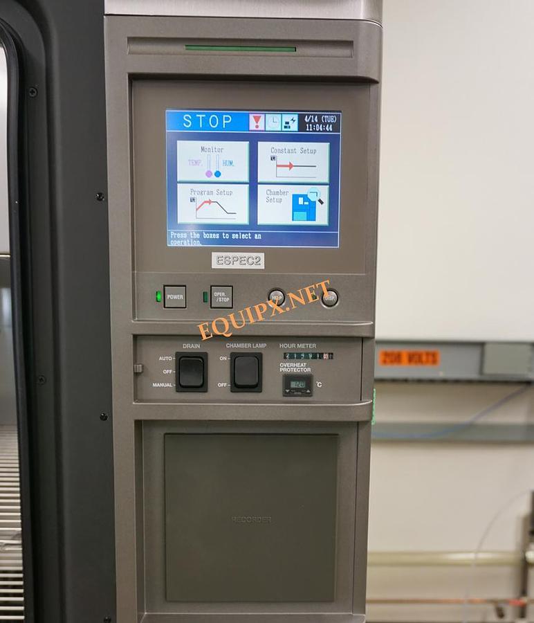 Used Espec PCR-3KP Cleanroom Temperature Humidity chamber, -20 to +100C, 30 to 90%rh, 10 cu ft (2012)