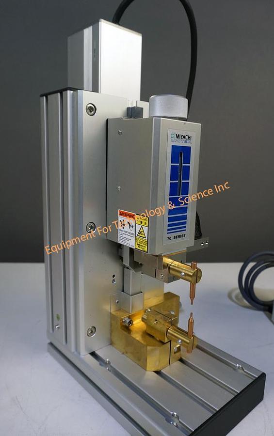 Used Miyachi Unitek model 73 servo driven opposed gap weld head (NEW)
