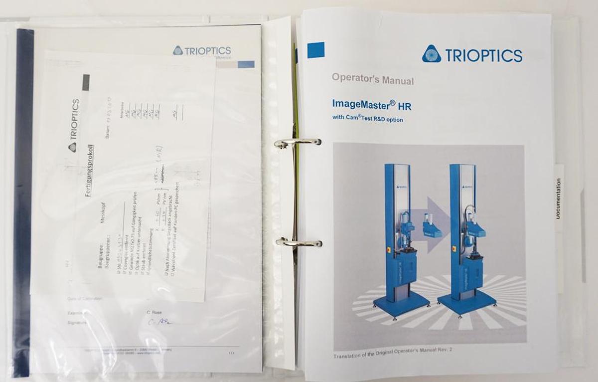 Preowned 2018 Trioptics ICS Imagemaster HR Optical Lens Testing System and MTF Measurement Station