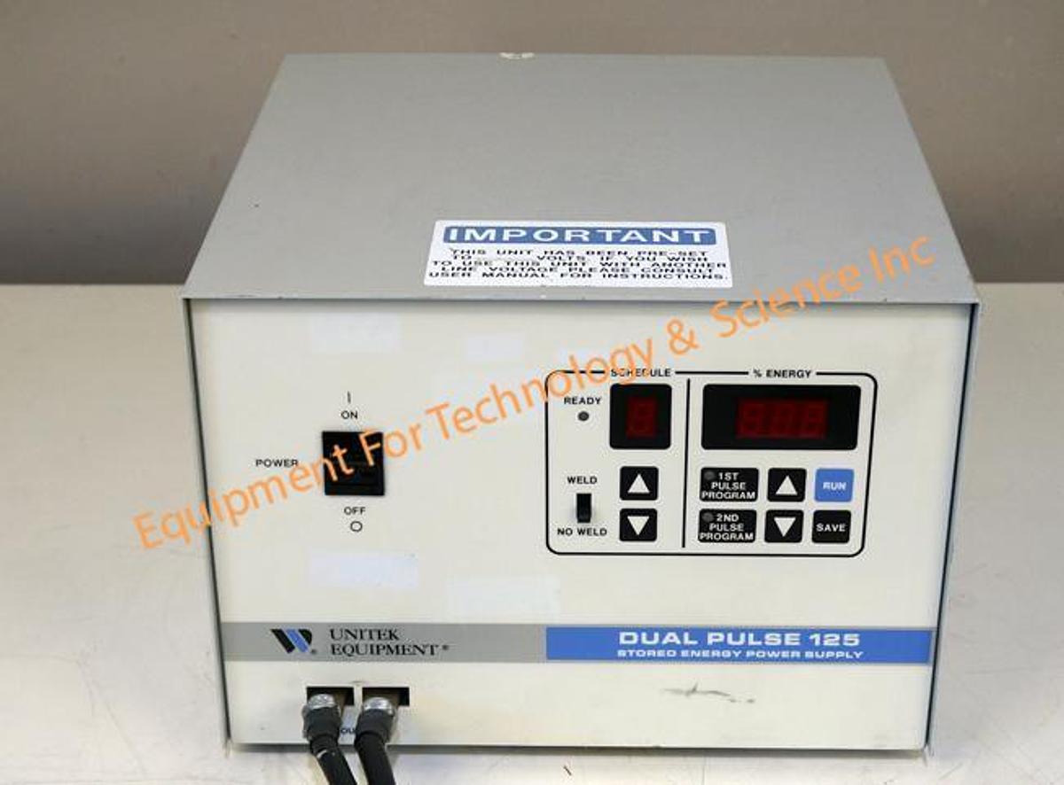 Used Unitek Miyachi 125DP power supply