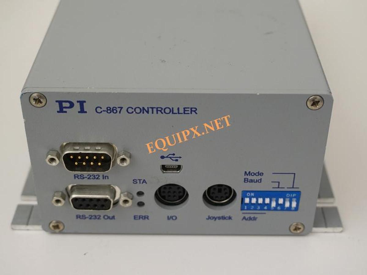 Used PI Physik C-867 single axis motion controller for ultrasonic piezomotors