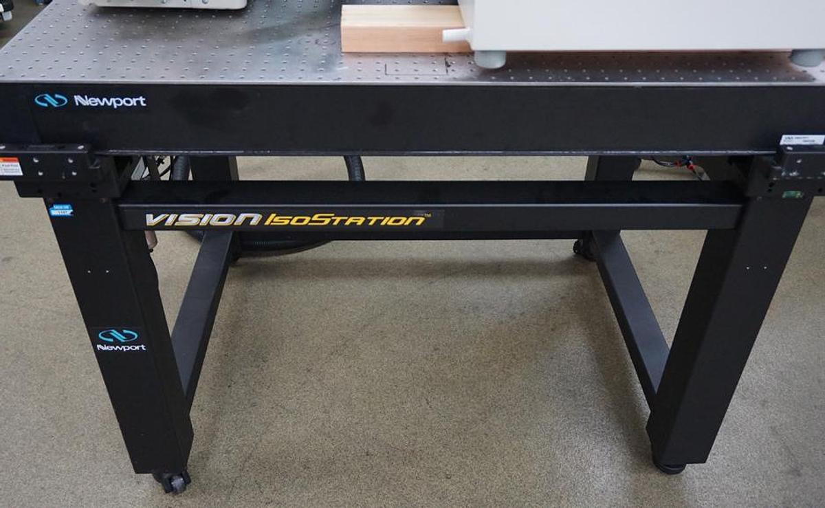 Refurbished 2014 Newport VIS3648-SG4-325A Vision Isostation with Pneumatic Isolation and 3'x4'x4" breadboard