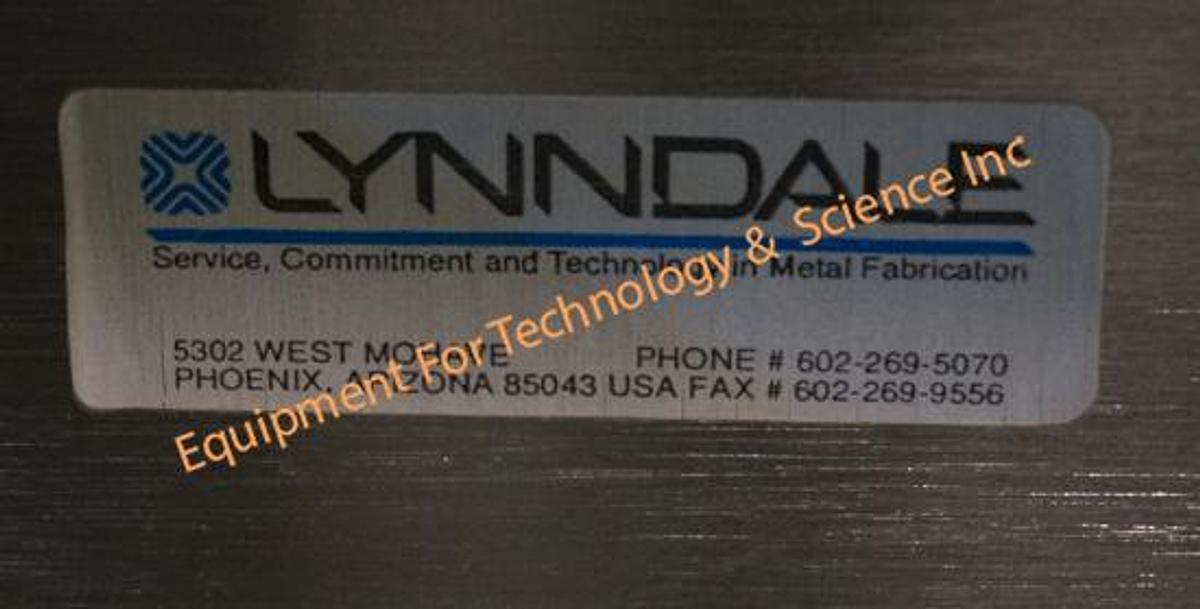 Used Lyndale stainless steel vibration isolation table 45x27