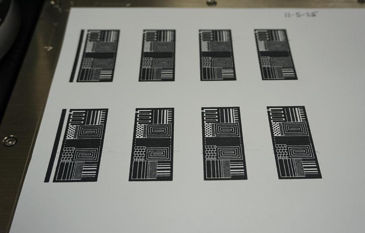 2014 Fujifilm Dimatix DMP-2831 ink jet printer with fiducial camera, print area of 200x300mm and positional accuracy of 25um- Reconditioned