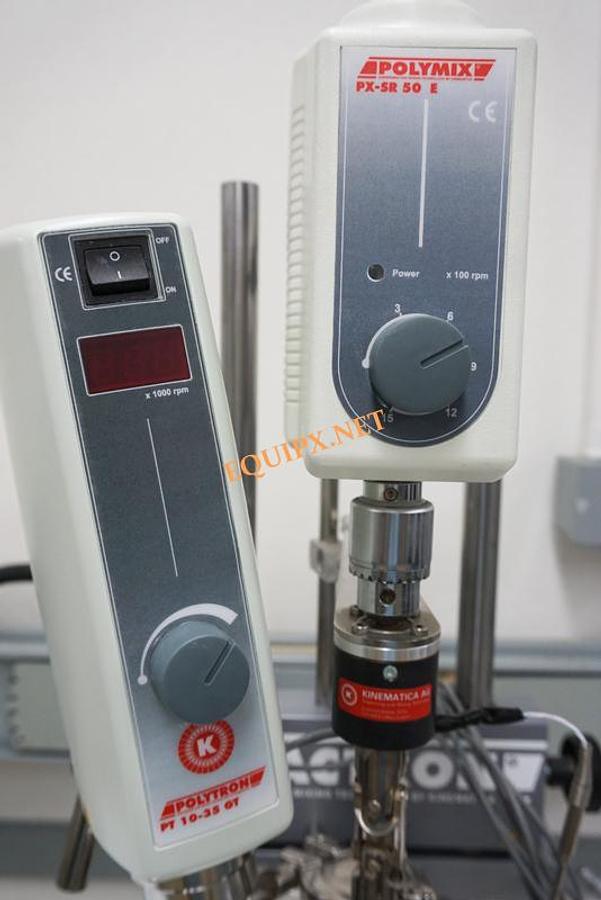 Used Kinematica Reactron RT 2 liter Benchtop Reactor with stainless pressure vessel