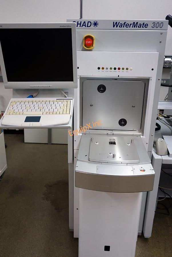 Used Dage 4300 wafer bump tester with CHAD Wafermate 300 autoloader