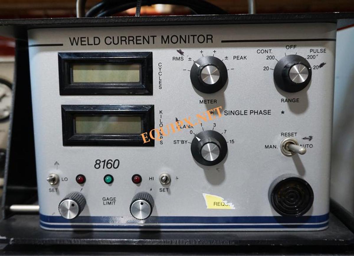 Used Polaris 5100 AC resistance welder with controlled atmosphere glove box, dual vacuum bakeout ovens, power supply