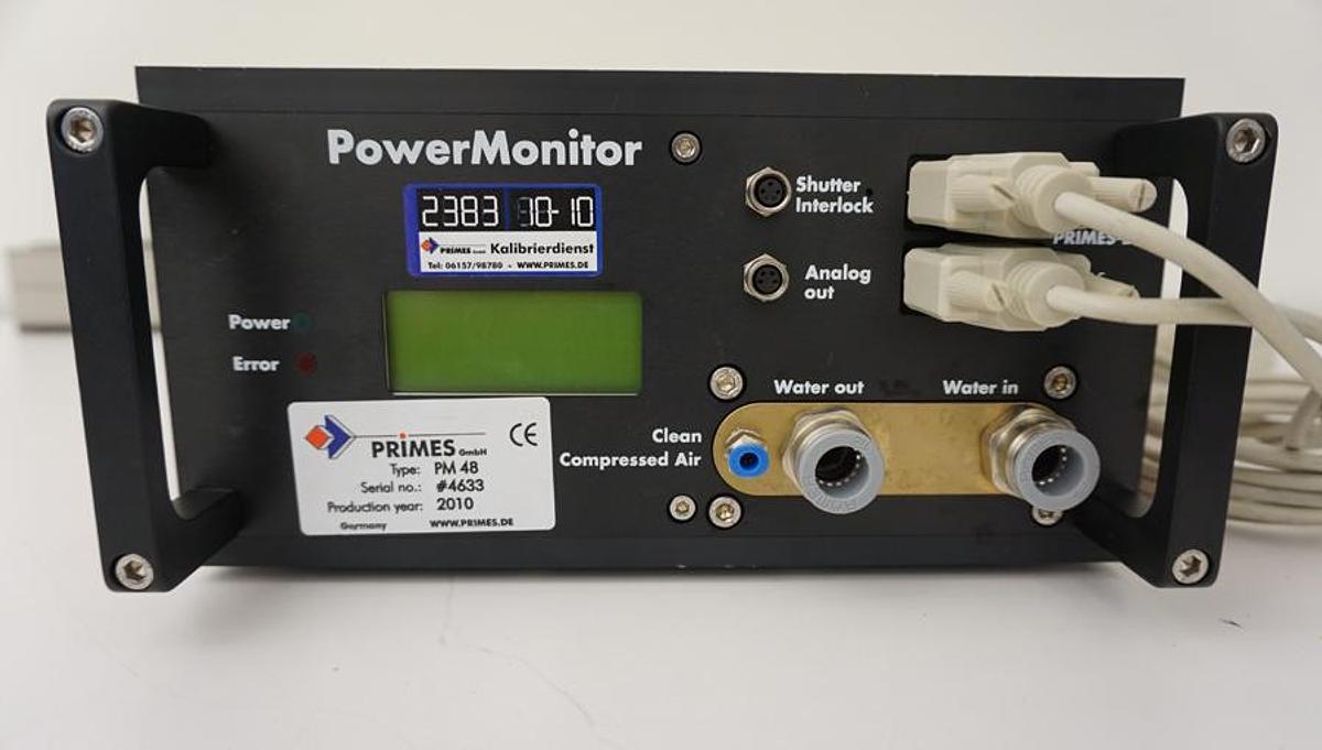 Preowned 2010 Primes PM48 Laser Power Monitor.