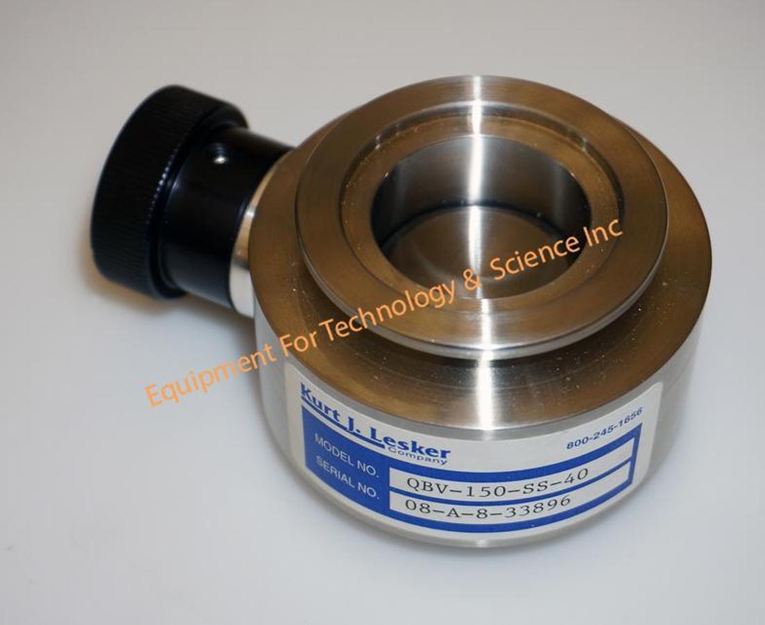 Used Kurt Lesker KF40 manual butterfly valve