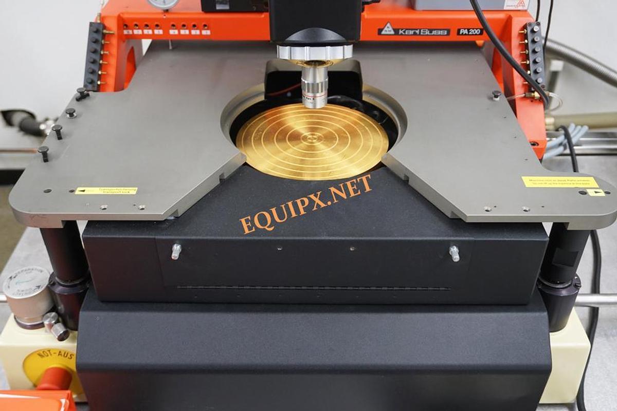 Used Karl Suss PA200 semiautomatic prober with temperature controlled 200mm chuck and dark chamber