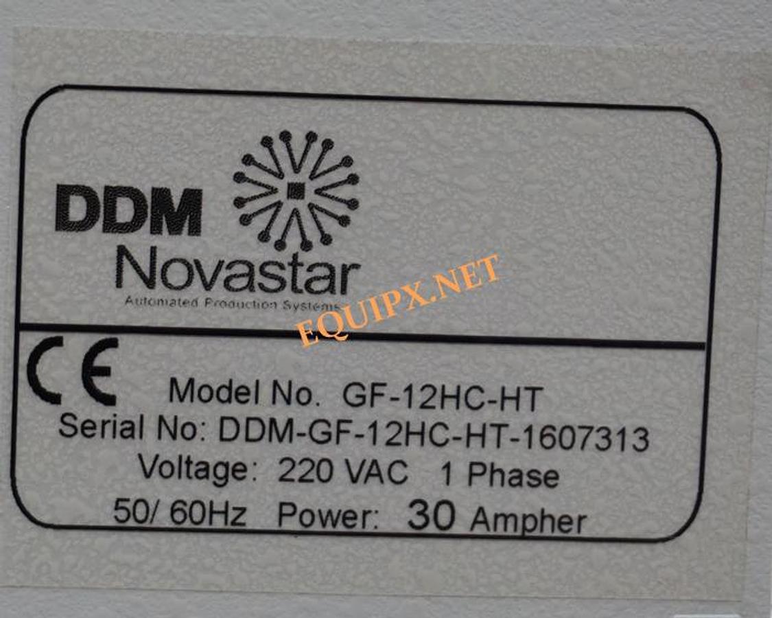 Used DDM NOVASTAR GOLD FLOW MODEL GF-12-HC-HT ON METAL STAND max temp 350C
