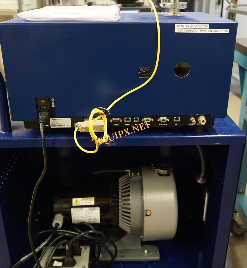 Used Laco Titan Test M Series Helium Leak test station with helium bombing accessory