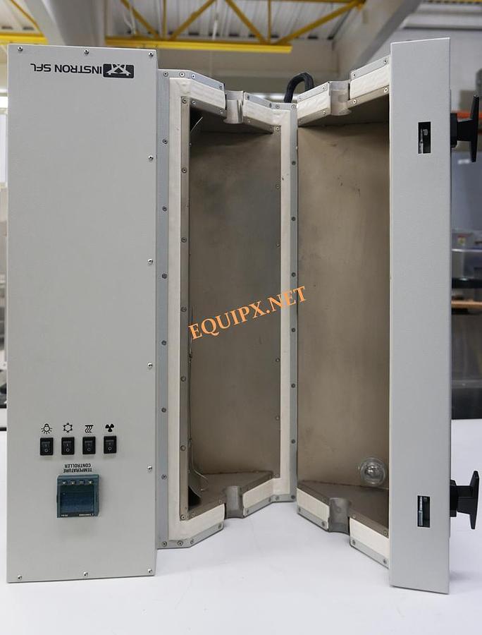 Used Instron 3119-403 temperature chamber for single column testing machines