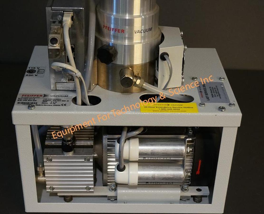 Used Pfeiffer TSH071E turbo pumping system with ISO-K DN63 inlet (60 l/s) (63mm ID)