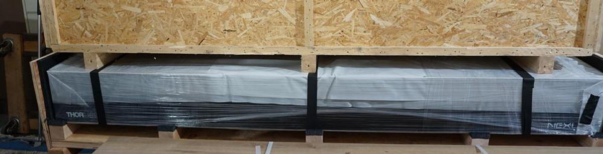 Preowned Thorlabs T1230D Nexus Optical Table, 1.2 m x 3 m x 310 mm, M6 x 1.0 Mounting Holes
