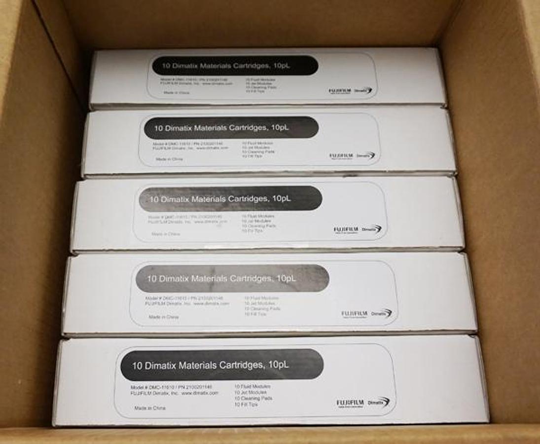 Dimatix  materials cartridge, 10pL,  DMC-11610 cartridges, box of 10