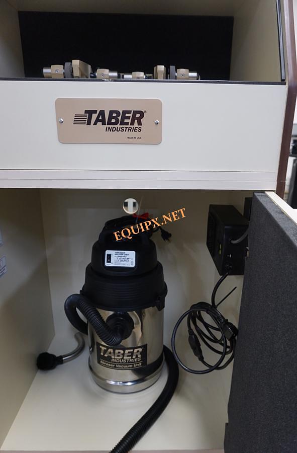 Used Taber 5155 Dual Platform Abraser including Quiet cabinet with vacuum