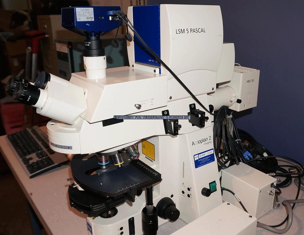 Used Zeiss LSM Pascal 5 Confocal Laser Scanning Microscope- VarioTwo UGB