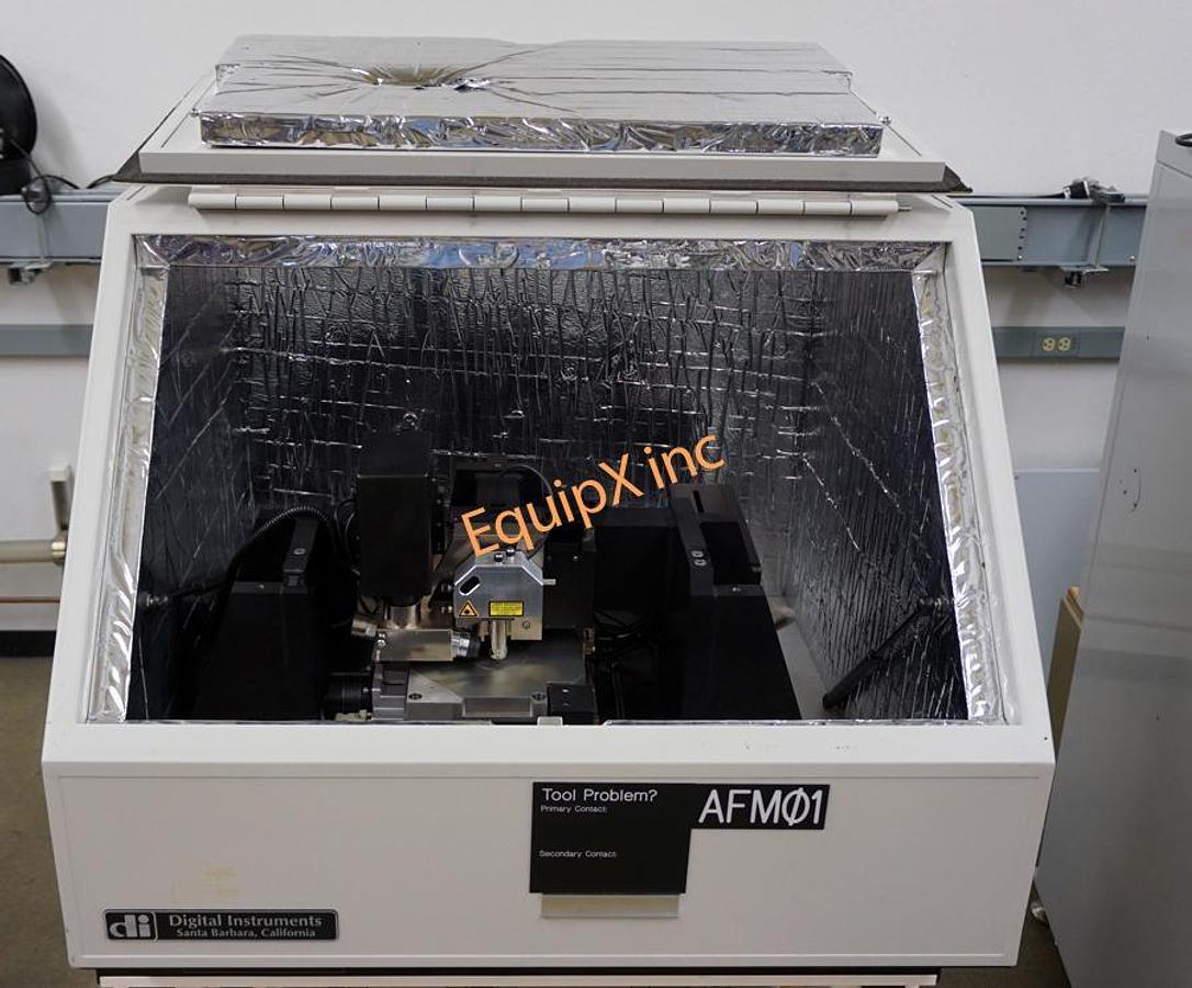 Used Veeco Digital Instruments Dimension Large Sample Scanning Atomic Force microscope, LS-SPM with Nanoscope III controller and LSS large sample scanning stage