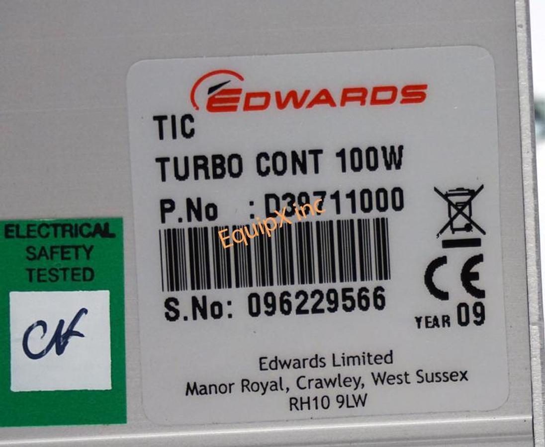 Used Edwards TIC Turbo Controller 100W RS232 CAT. no. D397-11-000- NEW