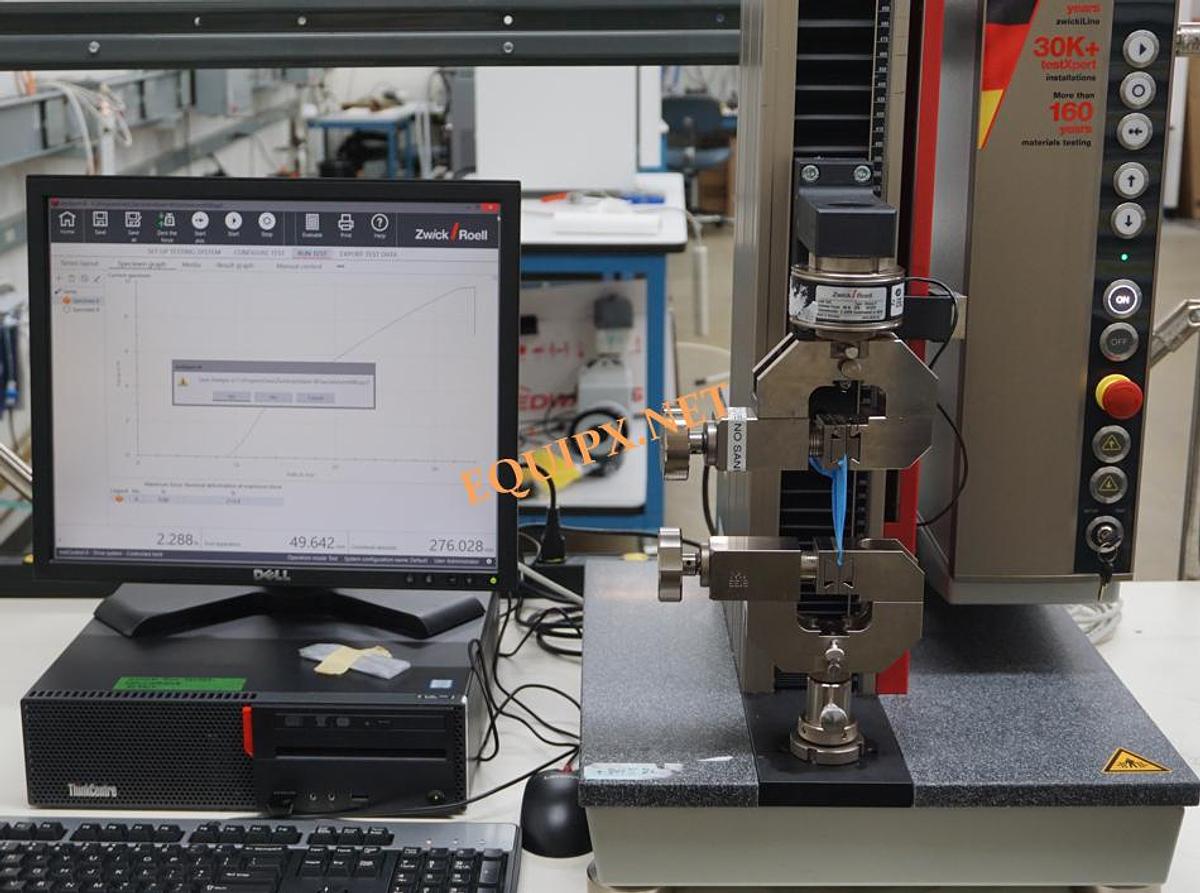 Used Zwick/Roell Z0.5TN  Testing machine for tensile and compression with 500N (112lbf) load capacity (2018)