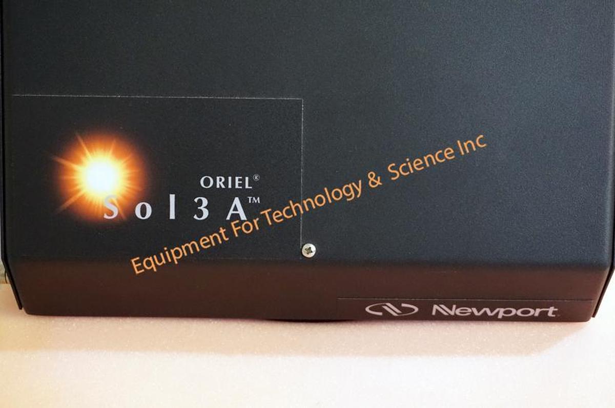 Used Newport Oriel Sol 3A 94063A solar simulator, 6x6 collimated beam, 69922 power supply, 1000w Xe lamp