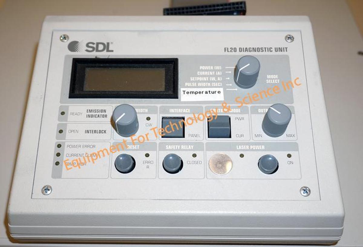 Used SDL FL20-4211-002 IR Fiber Laser 800-1200nm