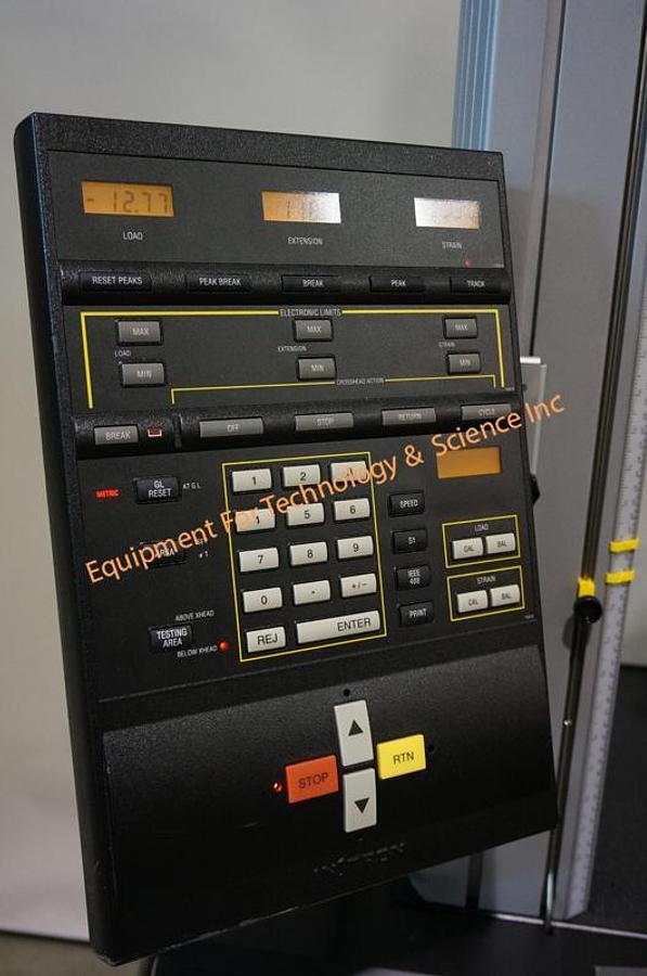 Used Instron 4465, capacity 1125 lbf (5KN)