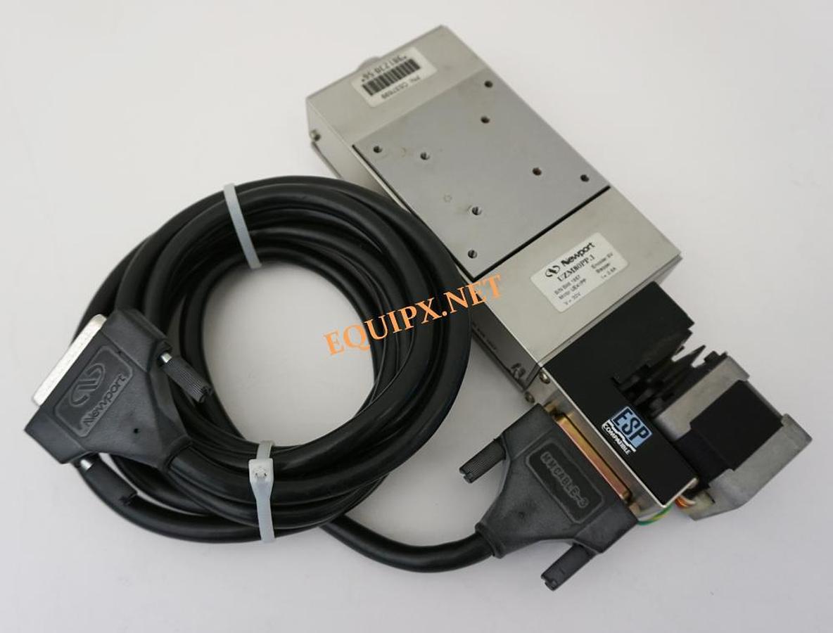 Used Newport UZM80PP.1 Z-axis Vertical Translation Stage with 4mm travel and 0.1um resolution