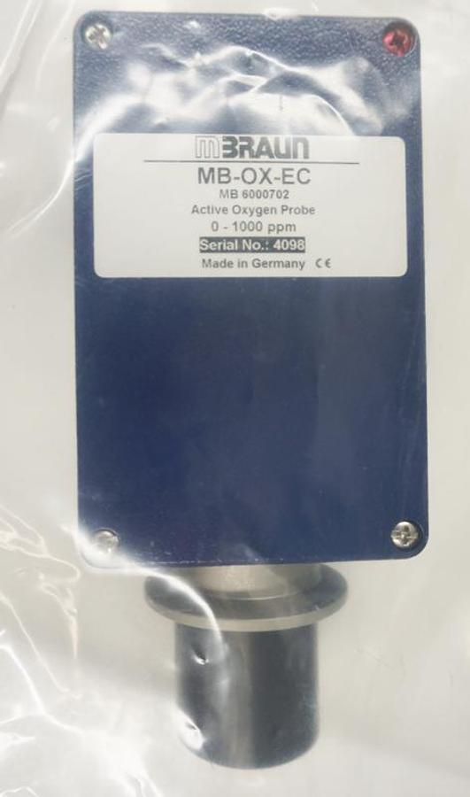 Refurbished 2019 Mbraun MB200B 4 port glovebox and MB20 gas purifier with MB-OX Oxygen Analyzer, dewpoint monitor, and Activated Charcoal Solvent Removal System (2019)
