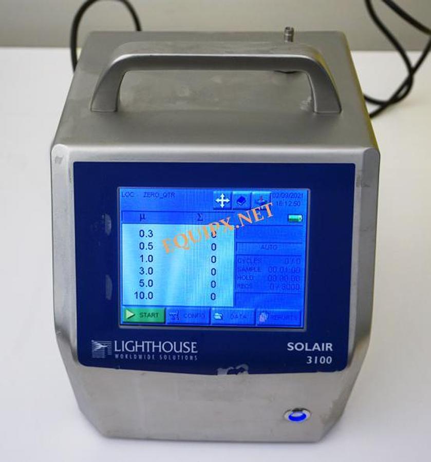 Used Lighthouse Solair 3100E (2019) particle counter 0.3-10.0microns, 1CFM