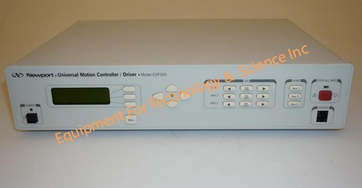 Used Newport ESP300-IIIIIN universal motion controller driver