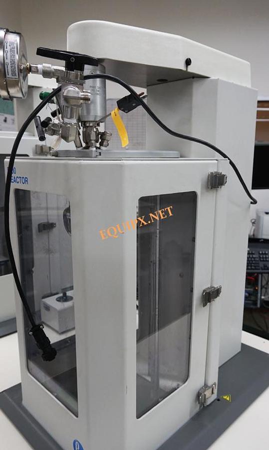 Used PARR 5104 low pressure reactor with 215ml jacketed reaction vessel and 4838 controller