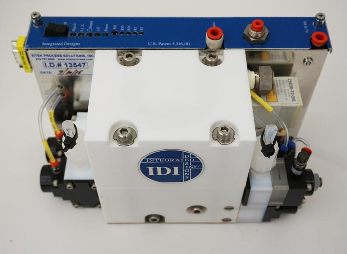 Used IDI Integrated Designs resist pump