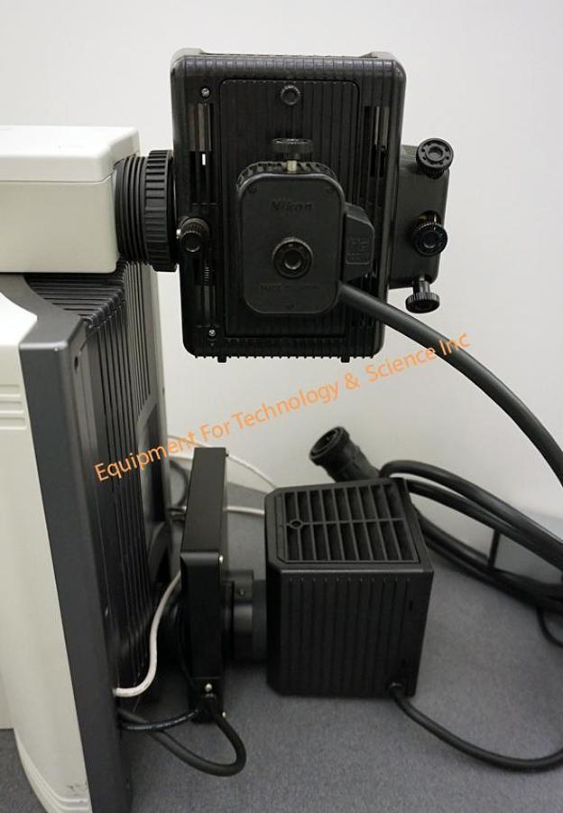 Used Nikon Eclipse 90i microscope configured for brightfield, DIC, fluorescence
