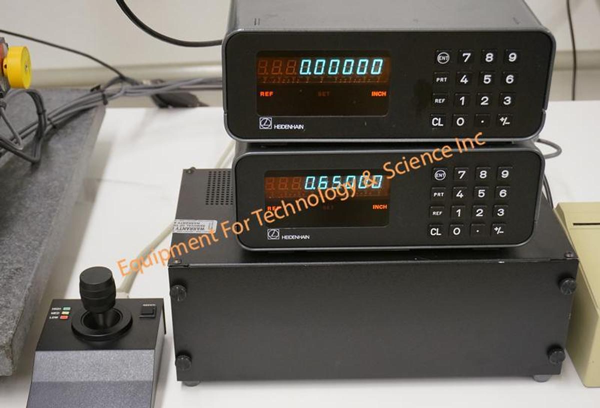 Used Inspection microscope with Nikon optics, granite base, motorized XY-Theta stage