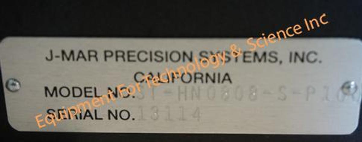 Used JMAR 8x8 XY stage with Heidenhain glass scales, controller, and joystick- Brand NEW UNUSED